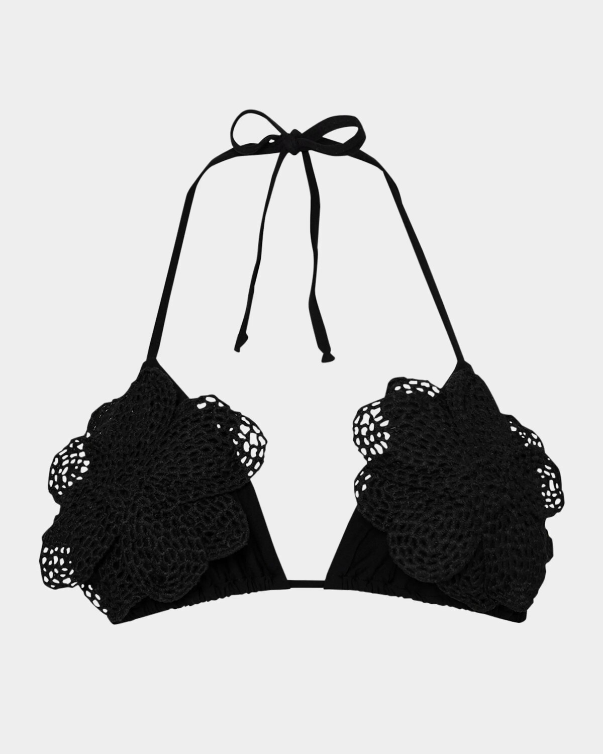 

Топ бикини Fleur с треугольными чашечками Pq Swim, цвет Jet