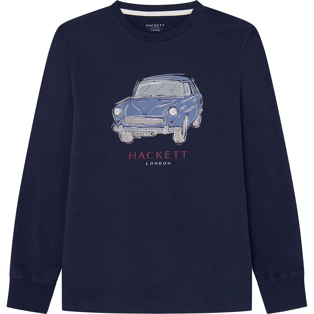 

Футболка с длинным рукавом Hackett Vintage Car, синий