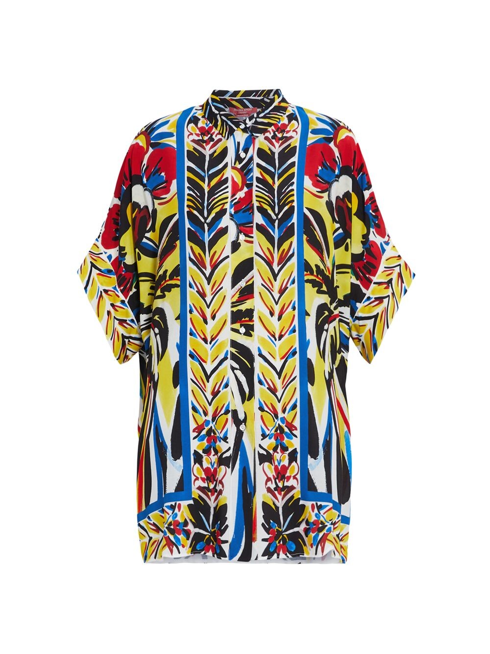 

Рубашка с рисунком Marina Sport Fedelta Marina Rinaldi, Plus Size, белый