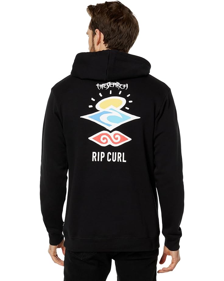Худи Rip Curl Search Icon Pullover Hoodie, черный худи rip curl search icon pullover hoodie черный