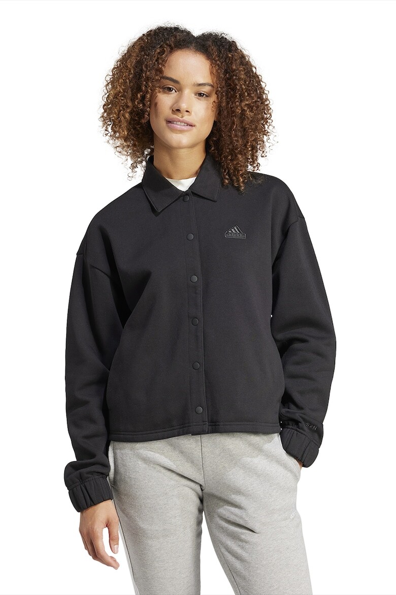 

Толстовка с узором на спине Adidas Sportswear, черный
