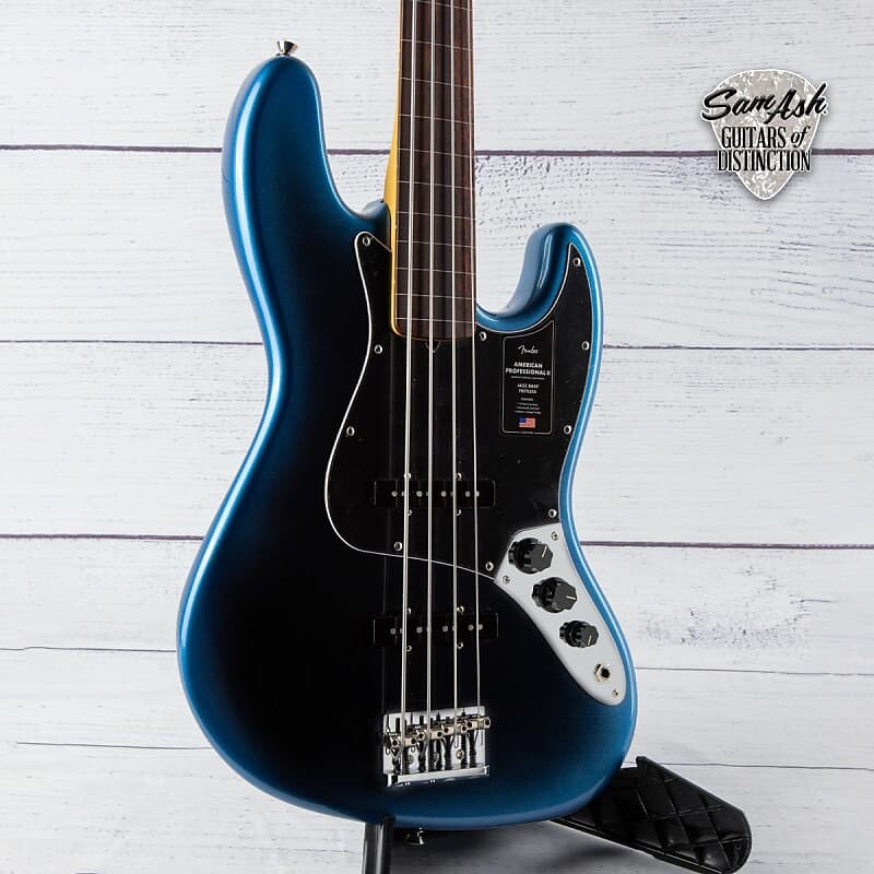 

Басс гитара Fender American Professional II Jazz Bass Fretless Bass Guitar