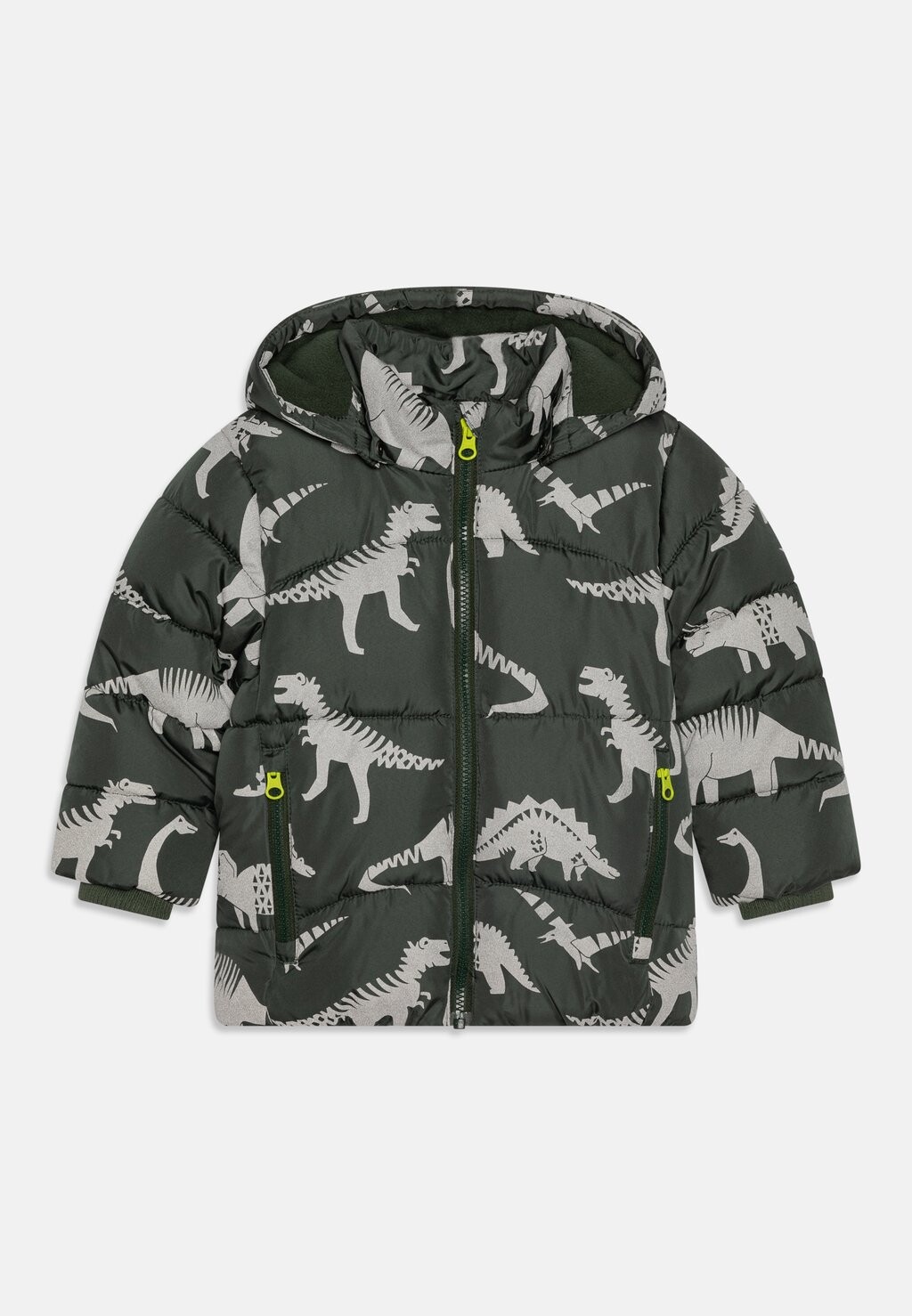 

Куртка зимняя NMMMOSAN PUFFER REFLECTIVE Name it, цвет deep forest