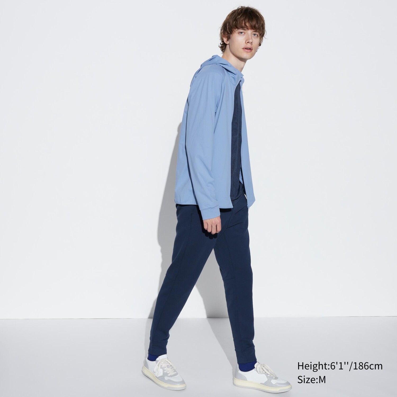

Эластичные брюки для сухих джоггеров UNIQLO, темно-синий