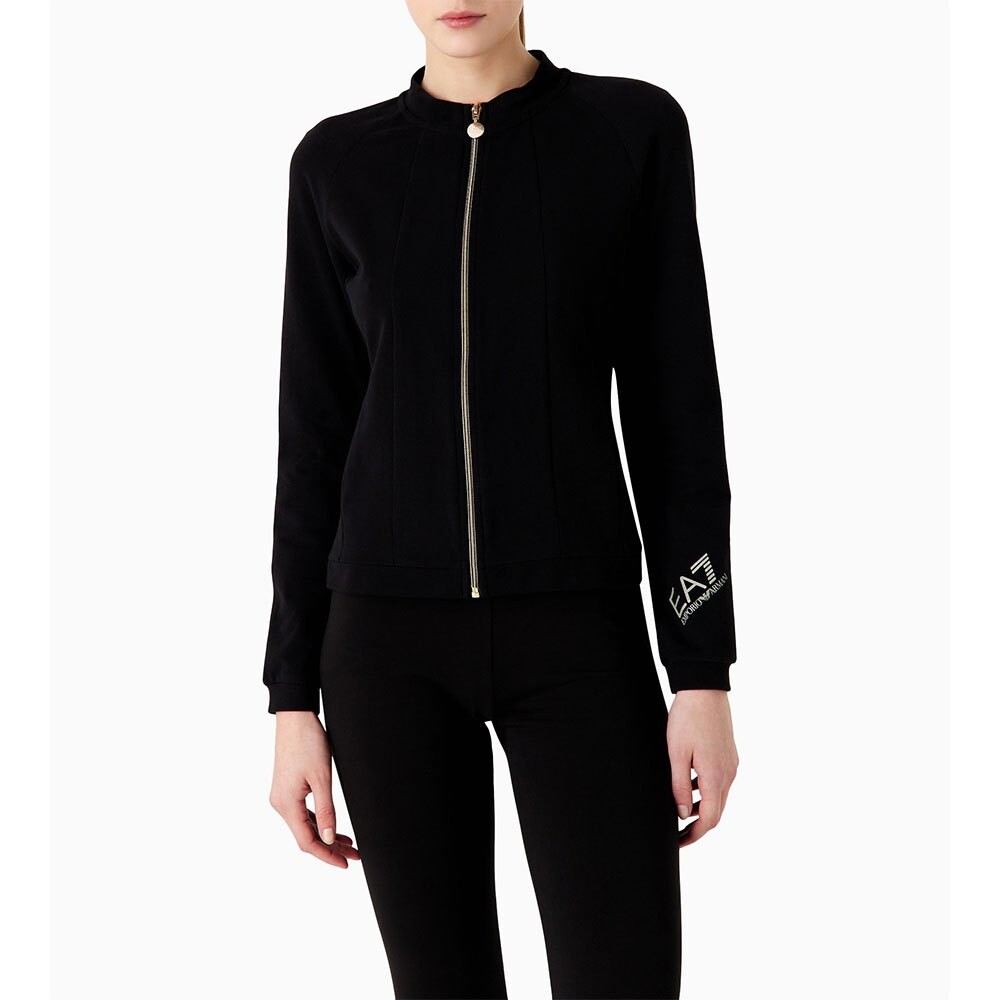 

Толстовка EA7 6Rtm01 Full Zip, черный
