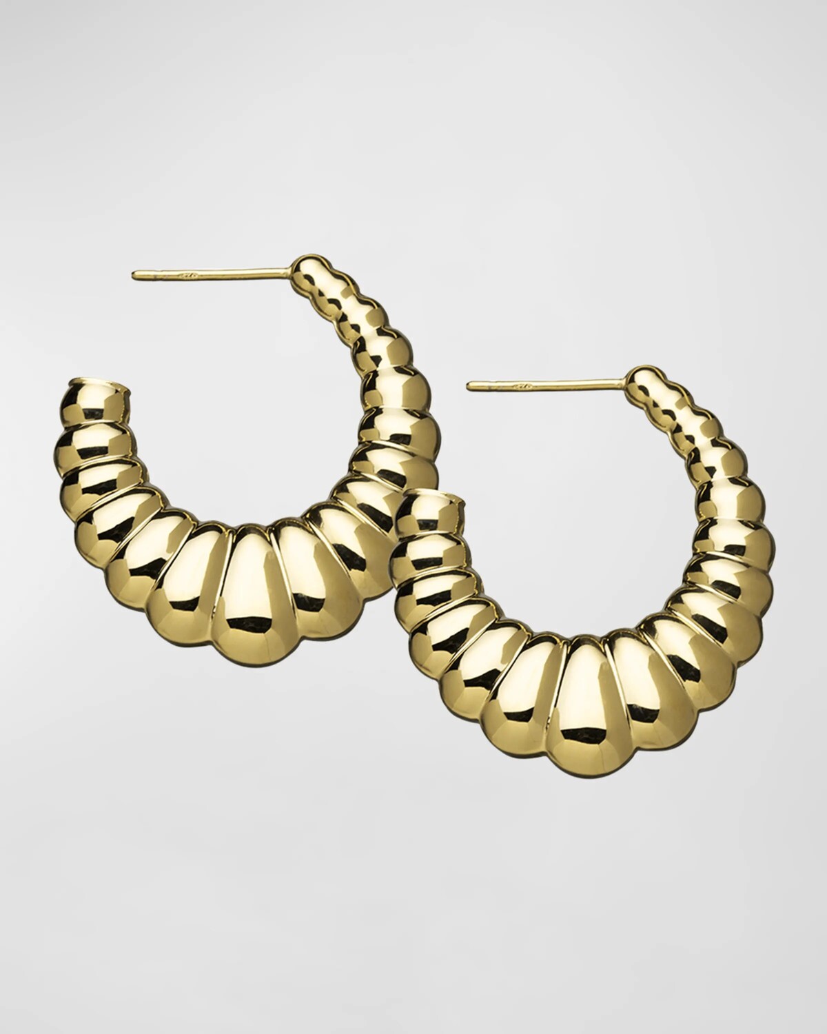 

Серьги-кольца «Саванна» Jennifer Zeuner, цвет Yellow Gold