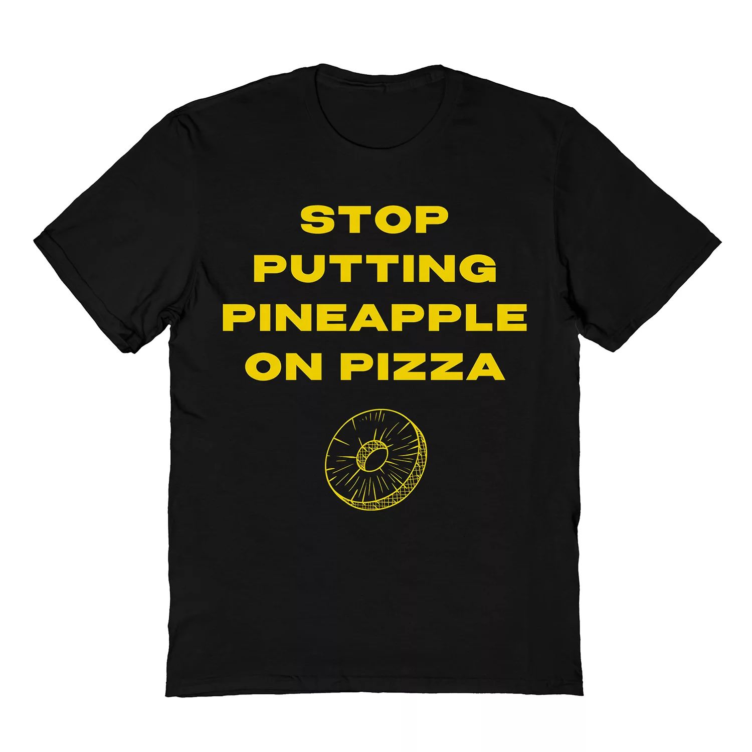Мужская футболка Made by Bono Stop с ананасом COLAB89 by Threadless
