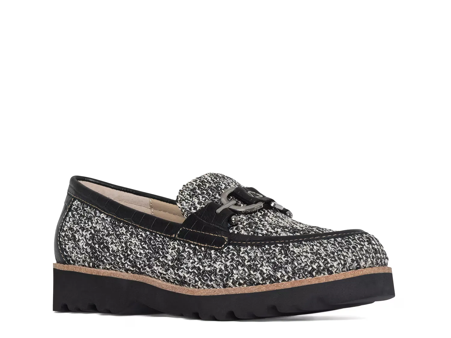 

Лоферы Clio Loafer Donald J. Pliner, черно-белый