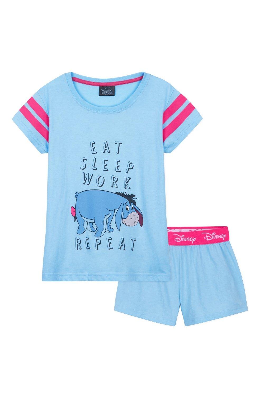 Пижамный комплект «Иа-коротышка» Disney, синий школьная сумка лило и стич disney фиолетовый
