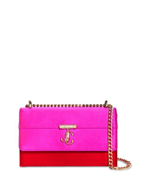 

Через плечо в стиле богемного цвета с цветовыми блоками Jimmy Choo, цвет Pink