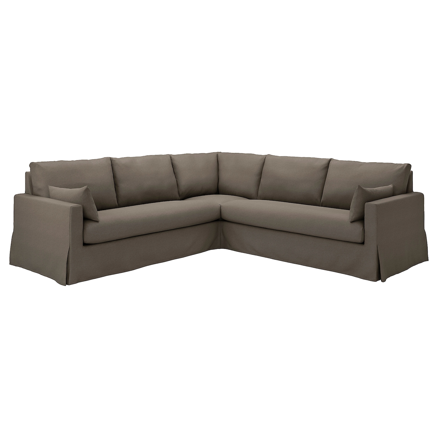 ХИЛТАРП 4-местный угловой диван, Грансель серо-коричневый HYLTARP IKEA