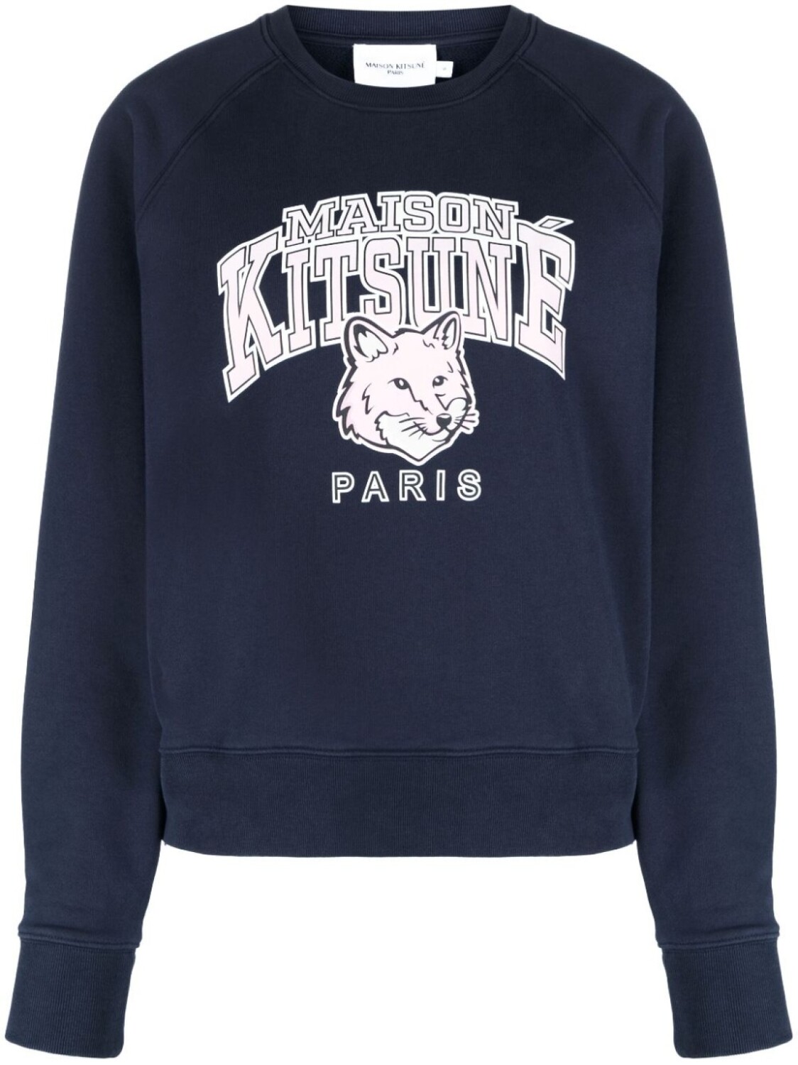 

Maison Kitsuné толстовка с графичным принтом, синий