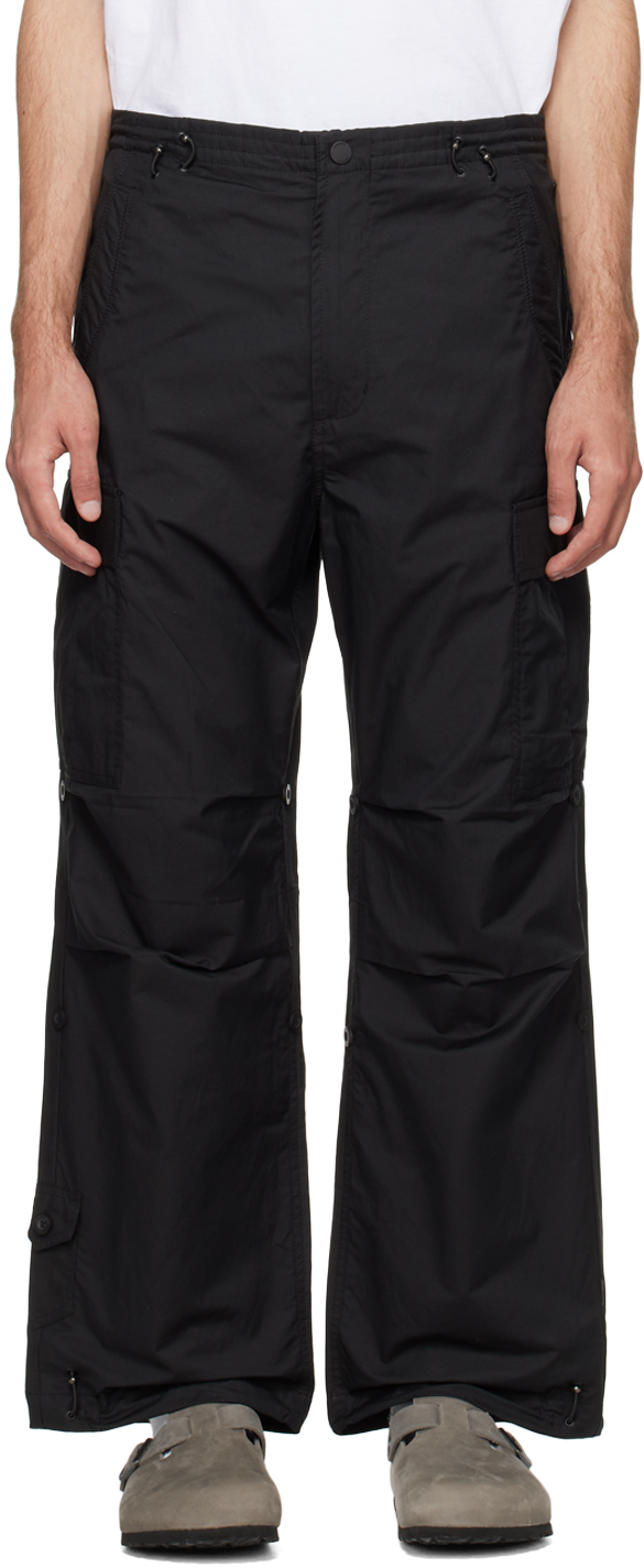 Черные брюки-карго Snocord Maharishi брюки карго черные gulliver