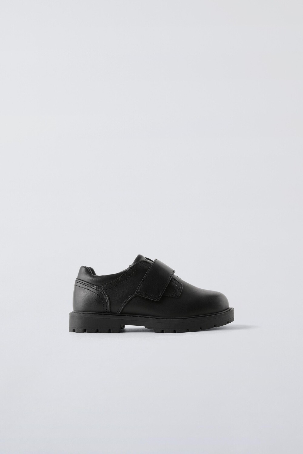 

Кожаные ботинки ZARA, черный