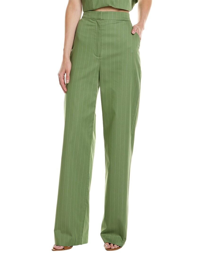 

BCBGMAXAZRIA Брюки в тонкую полоску, зеленый