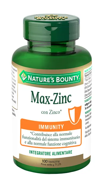 

Макс Цинк 100 таблеток Nature' S Bounty