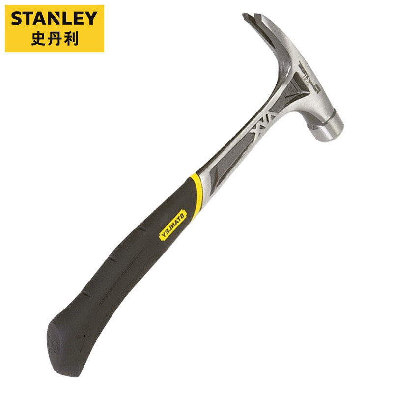 Stanley Xtreme противоударный молоток с раздвоенным хвостом, 16 унций, молоток для гвоздей, деревообрабатывающий молоток 51-163-22