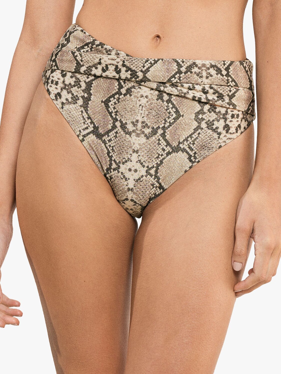 

Плавки бикини с высокой талией Maaji Python Jolie, разноцветный