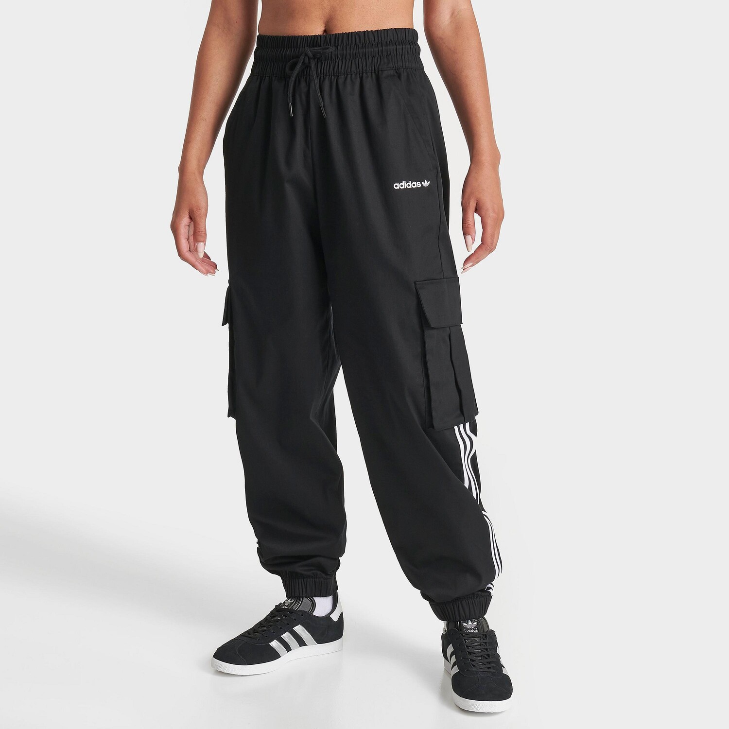 

Женские брюки-карго adidas Originals, черный