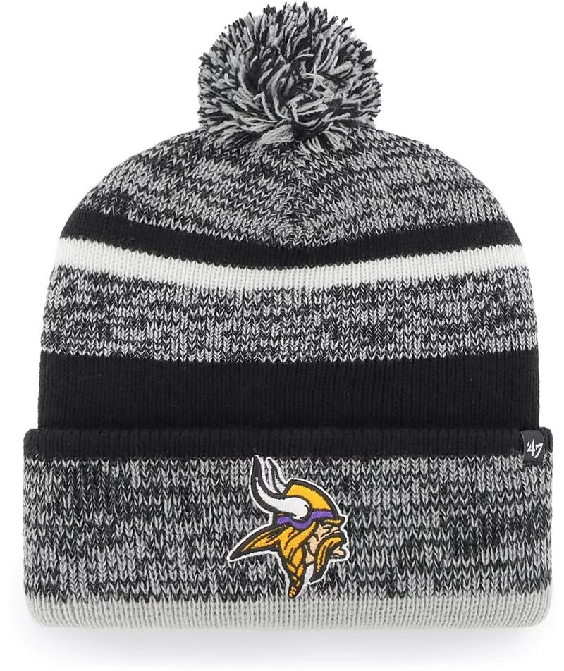 

Мужская черная шапка с манжетами Minnesota Vikings Northward '47