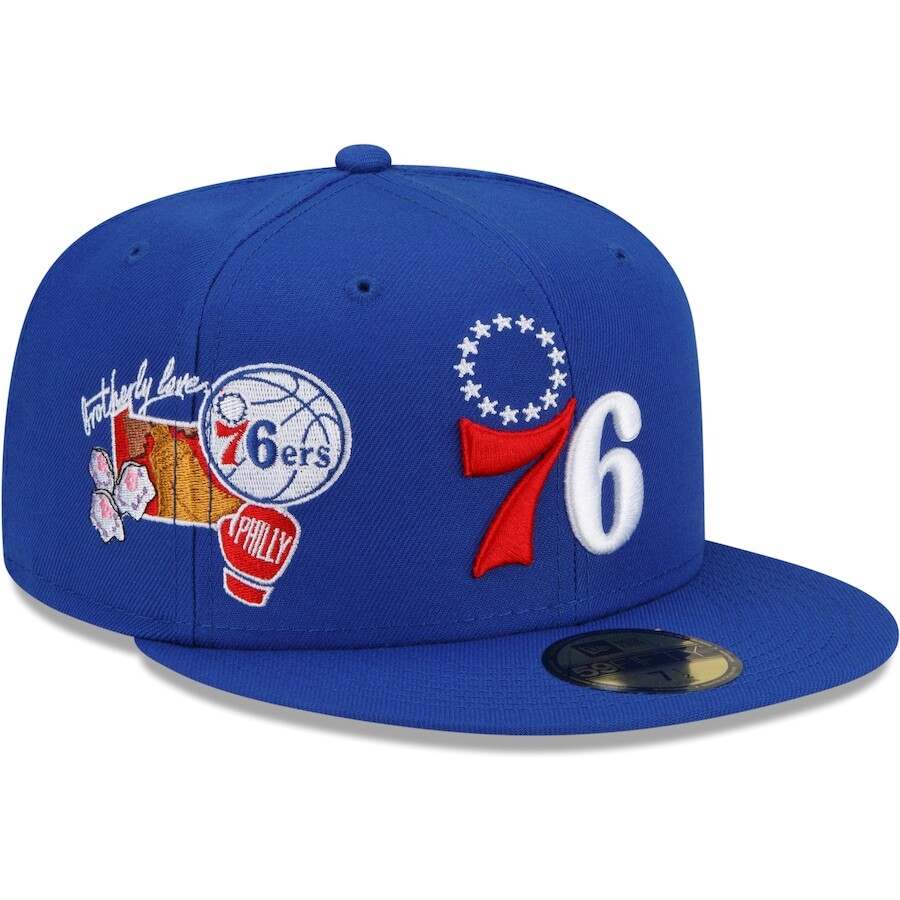 

Бейсболка New Era Philadelphia 76Ers, роял