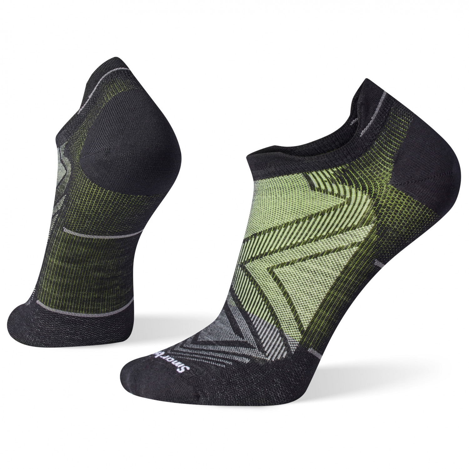 Носки для бега Smartwool Performance Run Zero Cushion Low Ankle, черный носки performance run zero cushion до щиколотки мужские smartwool зеленый