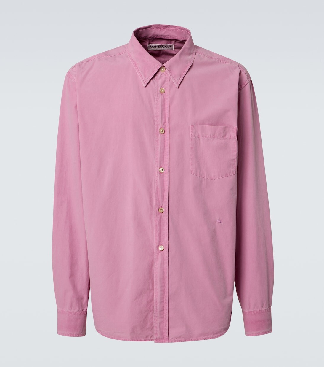 

Рубашка из хлопкового поплина Our Legacy, цвет duschess pink organic poplin