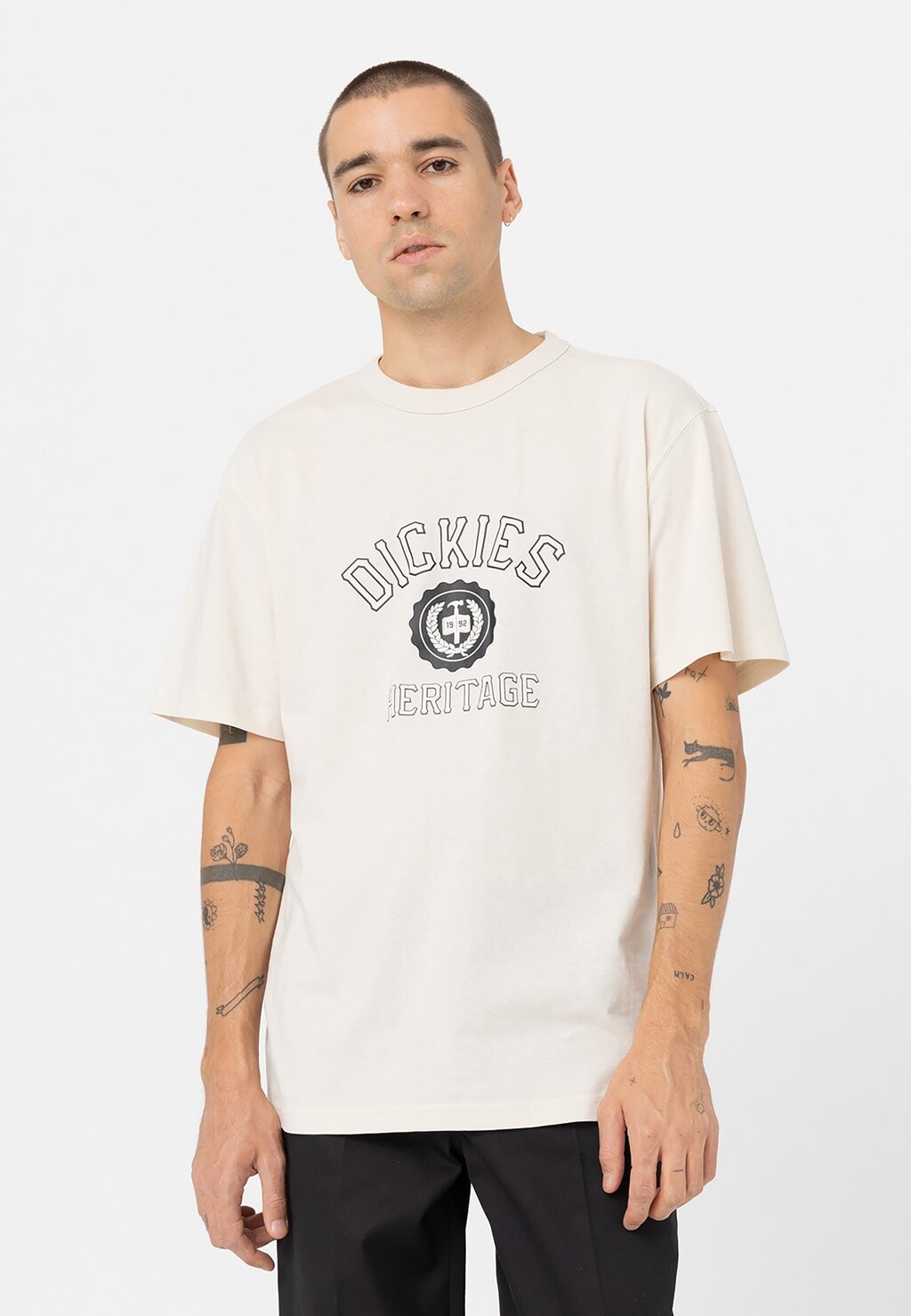 

Футболка с принтом Dickies, бежевый