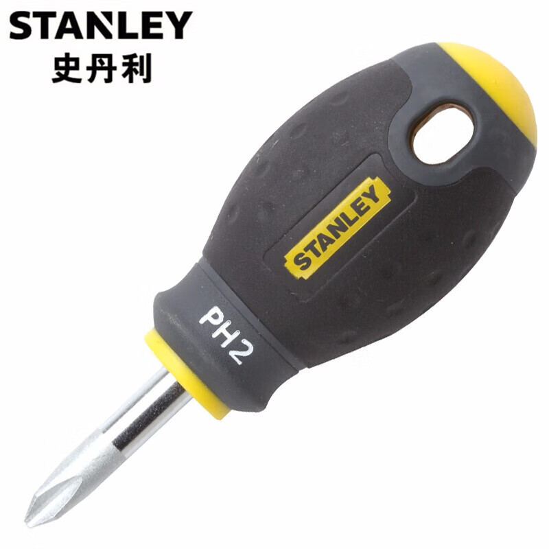 Stanley Отвертка крестовая с трехцветной ручкой РН2х30мм 65-407-14 одинарная