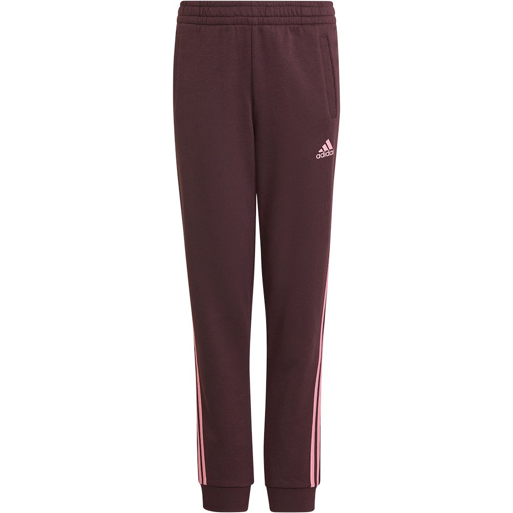 

Брюки adidas 3 Stripes Tapered Leg, красный