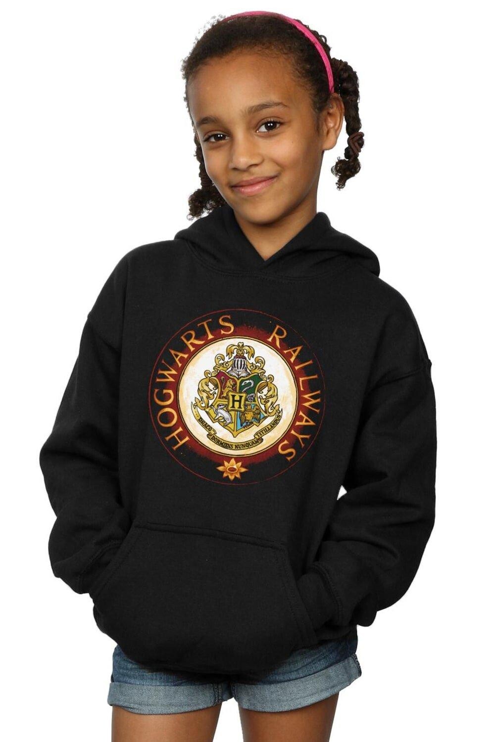 

Толстовка с капюшоном Хогвартс-Рейл Harry Potter, черный