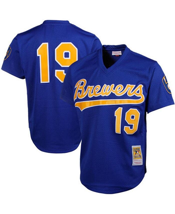 

Мужская сетчатая тренировочная майка Robin Yount Royal Milwaukee Brewers Cooperstown Mitchell & Ness, цвет Royal