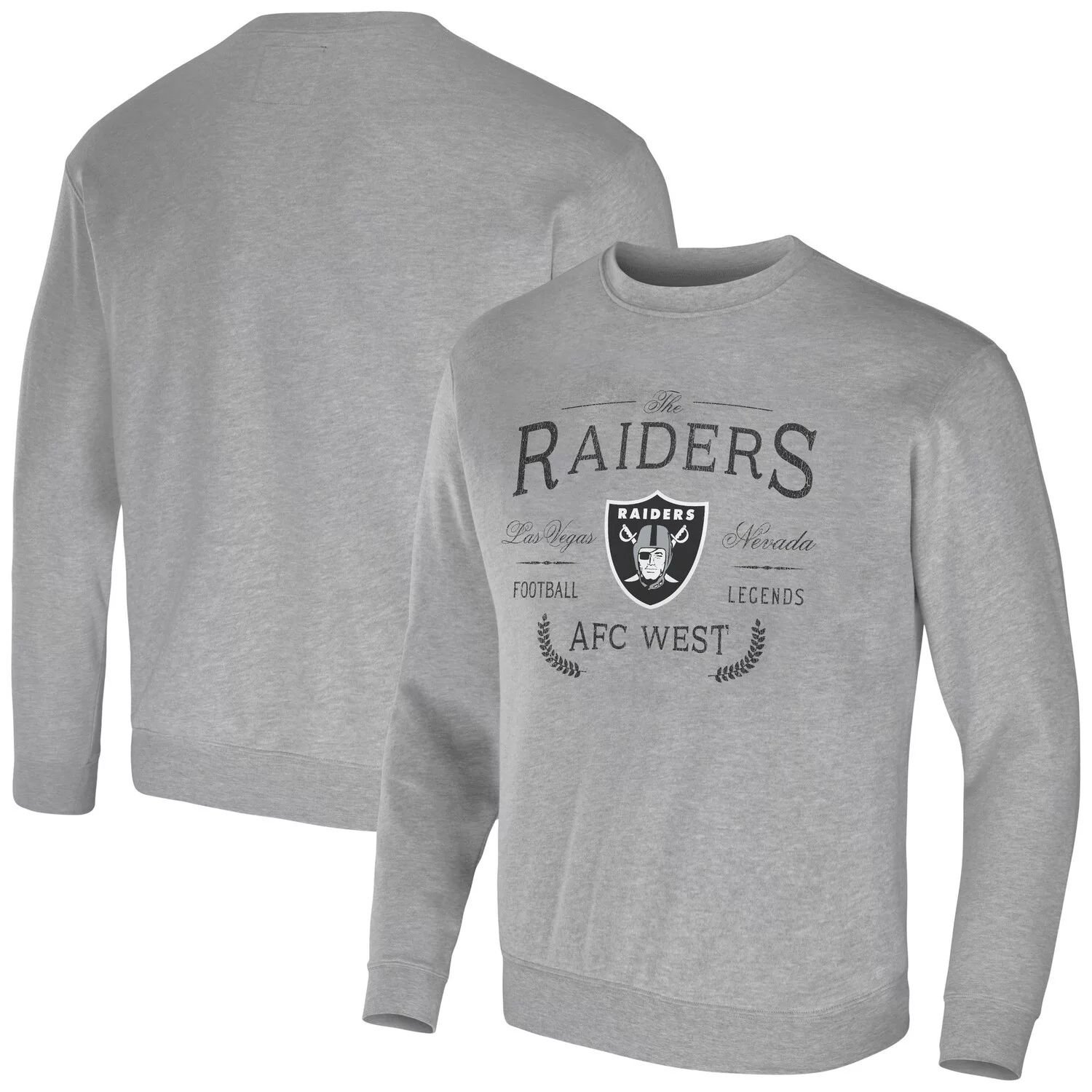 

Мужской пуловер с капюшоном NFL x Darius Rucker Collection от Fanatics Heather Grey Las Vegas Raiders