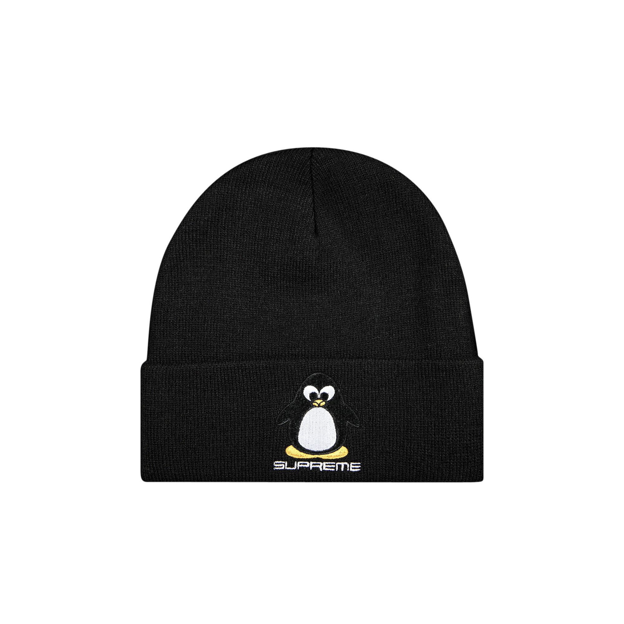шапка supreme penguin ярко синяя Шапка Supreme Penguin Черная