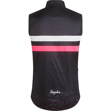 

Утепленный жилет Brevet мужской Rapha, цвет Dark Navy/Hi-Vis Pink/Silver, Черный