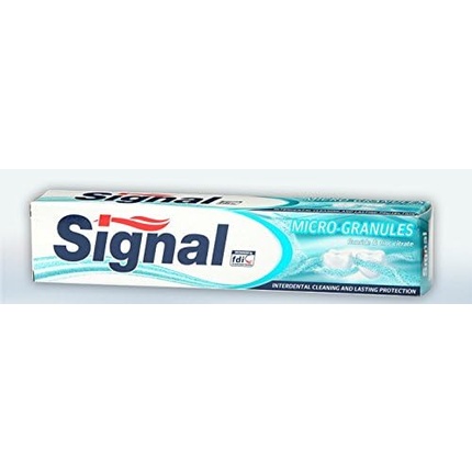 Зубная паста с микрогранулами, Signal