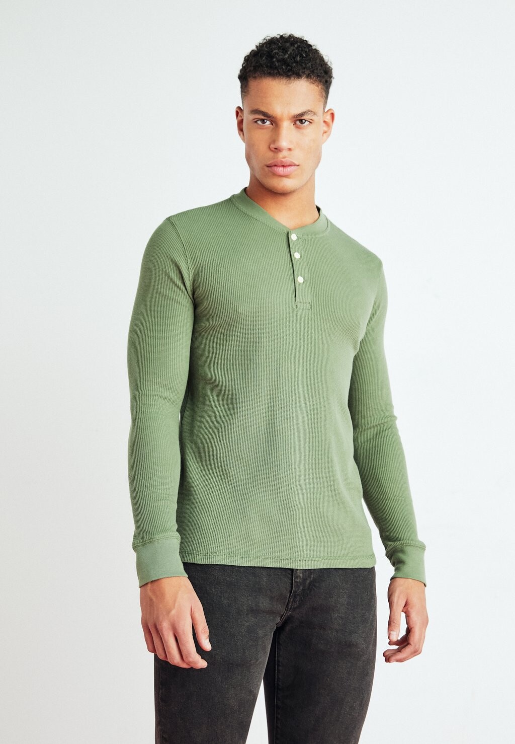 

Свитер Thermal Henley Levi's, цвет bluish olive