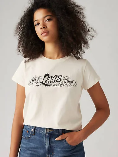 

Футболка свободного кроя с графическим принтом Levi's, белый