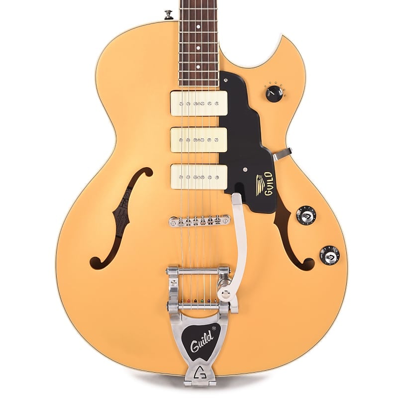 

Электрогитара Guild Starfire I Jet 90 Satin Gold w/Guild Vibrato Tailpiece