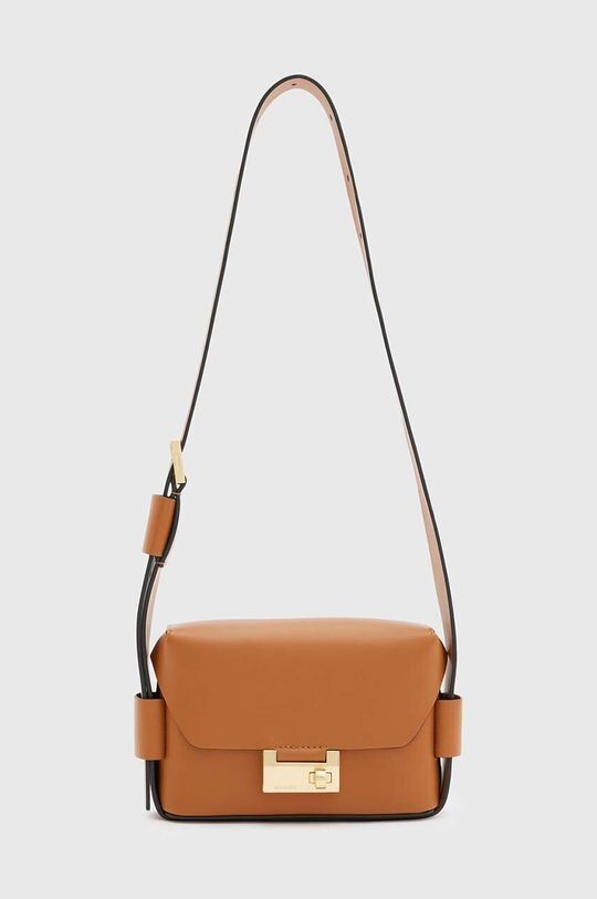 

Кожаная сумка FRANKIE CROSSBODY AllSaints, коричневый