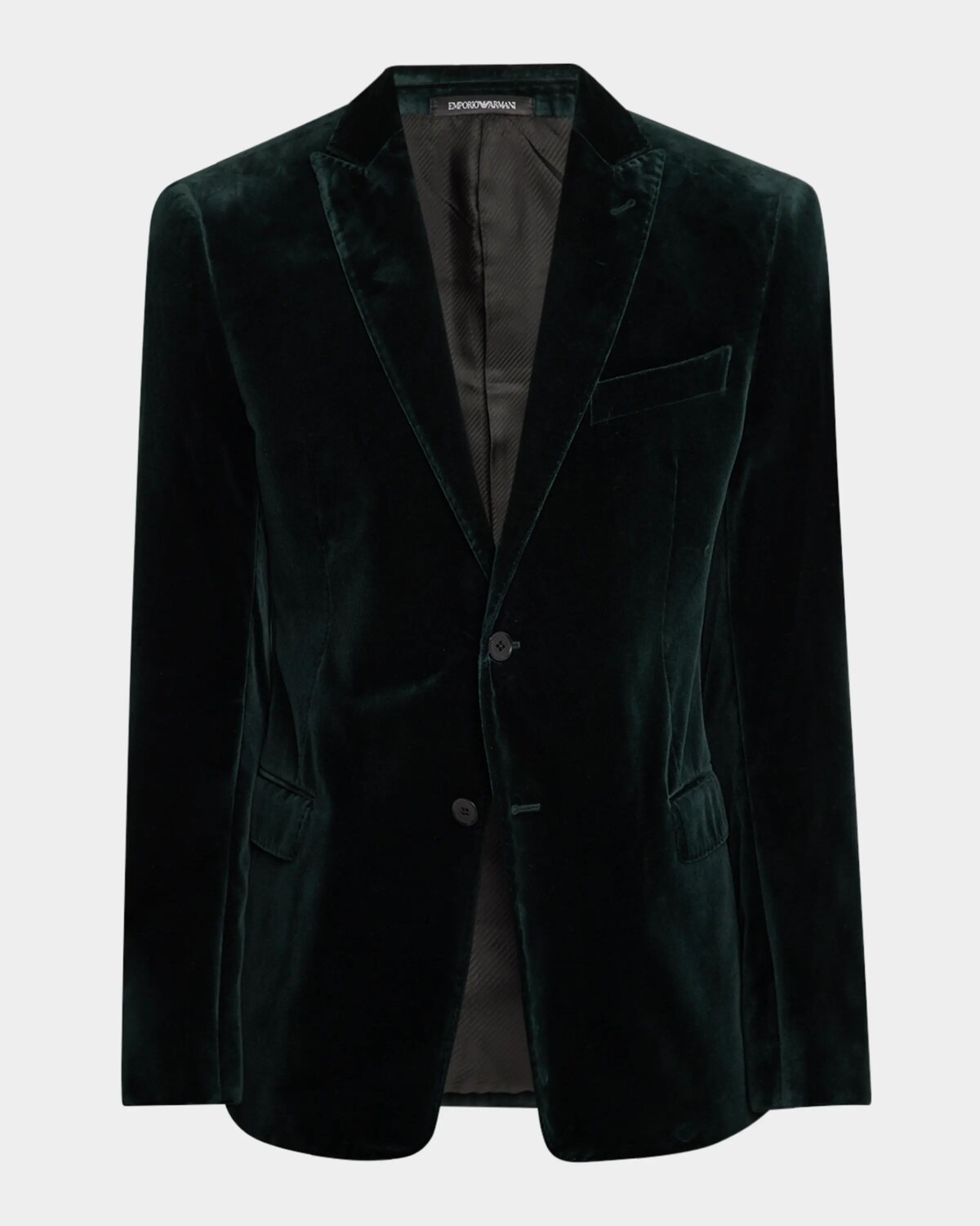 

Мужское бархатное спортивное пальто Emporio Armani, цвет Medium Blue