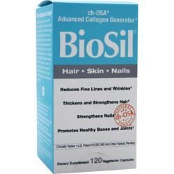 Natural Factors BioSil 120 вег капсул natural factors soothe digest 90 capsules