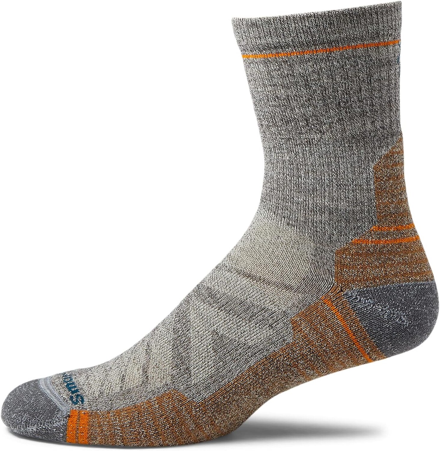 

Легкая подушка Performance Hike Mid Crew Smartwool, цвет Taupe/Natural Marl