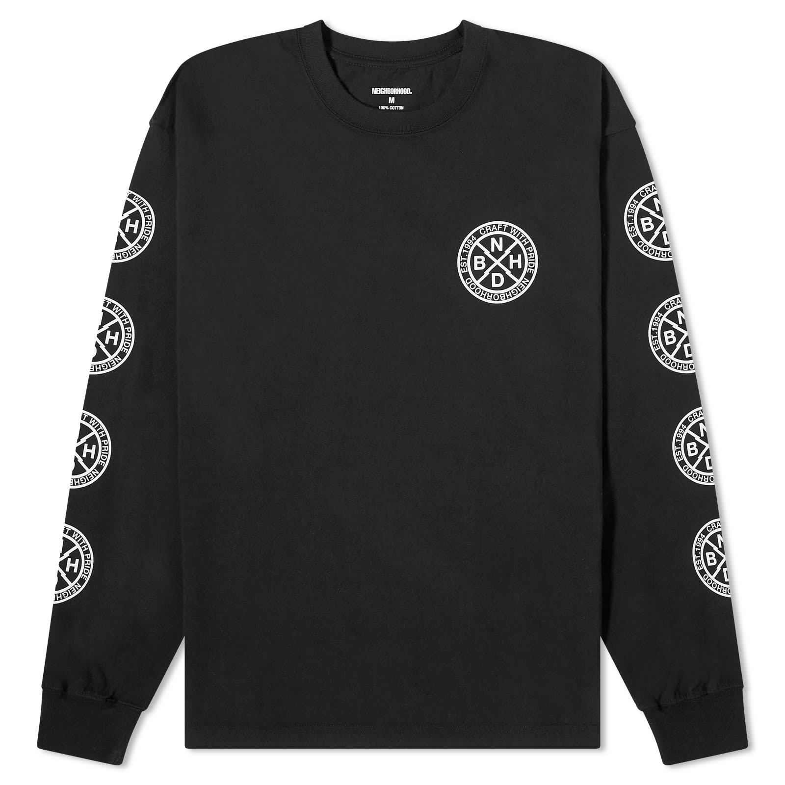 

Футболка Neighborhood Long Sleeve Ls-7, черный