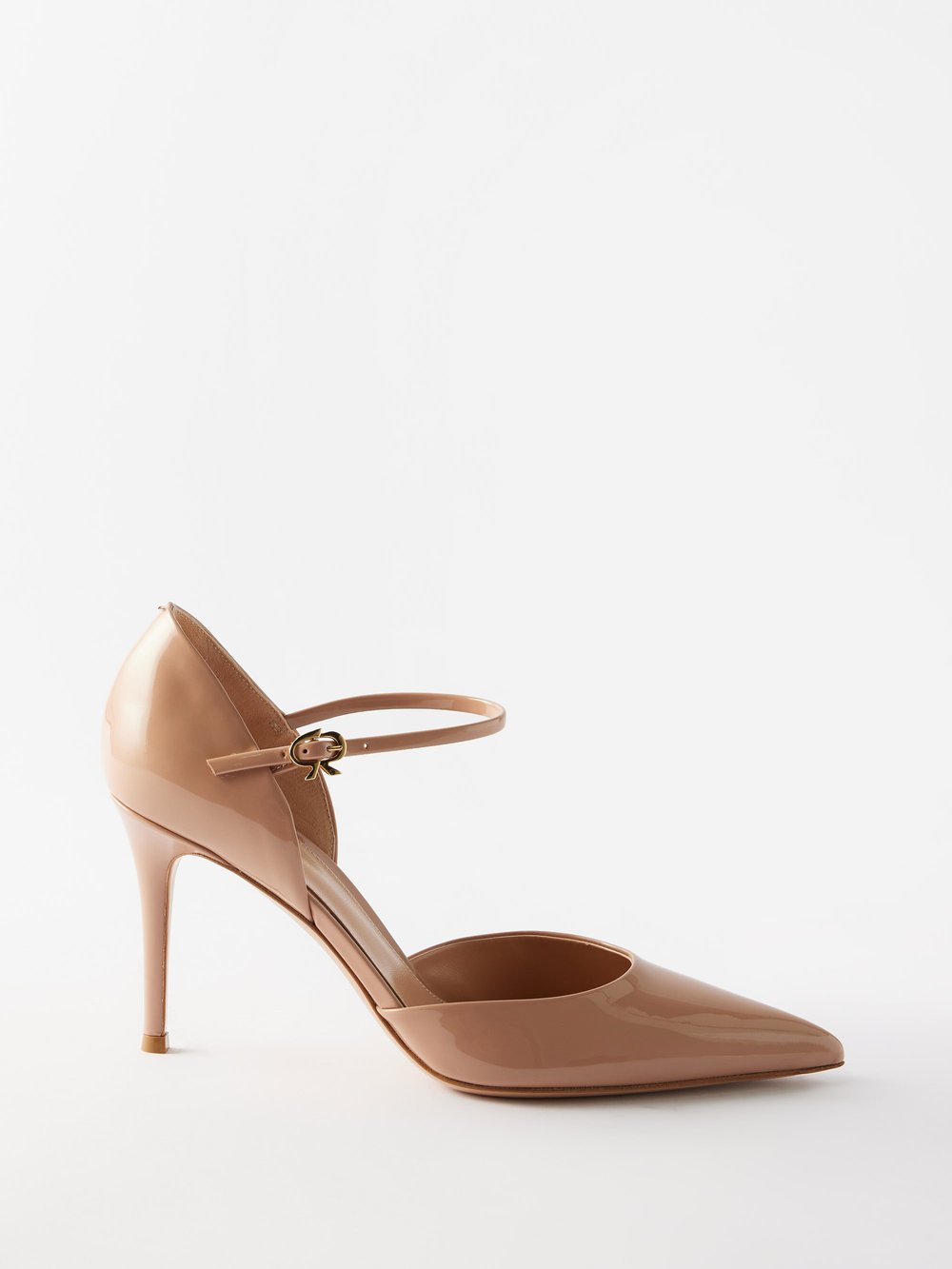 

Лакированные туфли ribbon 85 Gianvito Rossi, розовый