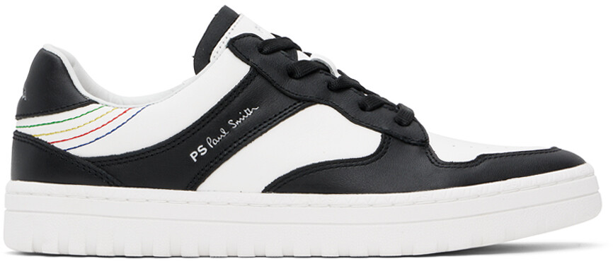 

Бело-черные кожаные кроссовки Liston Ps By Paul Smith
