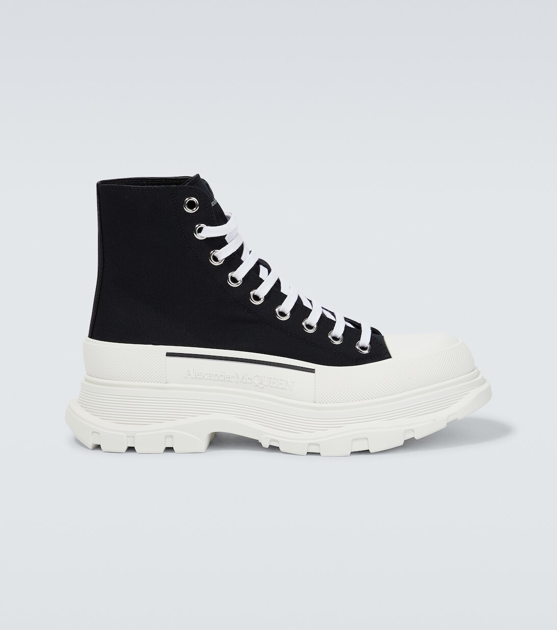 

Высокие парусиновые кроссовки Tread Slick Alexander McQueen, черный