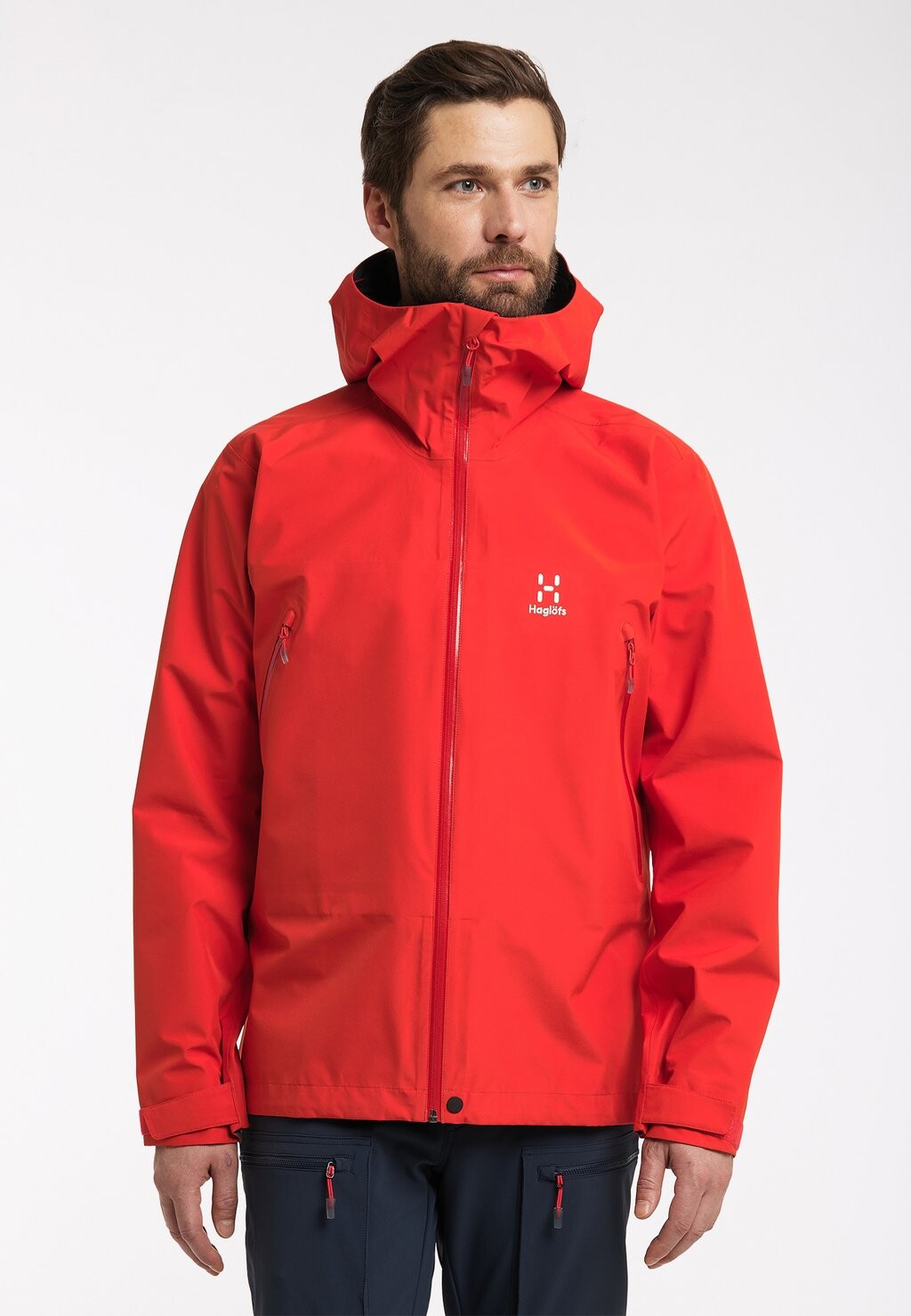 

Куртка Hardshell Haglöfs, цвет zenith red