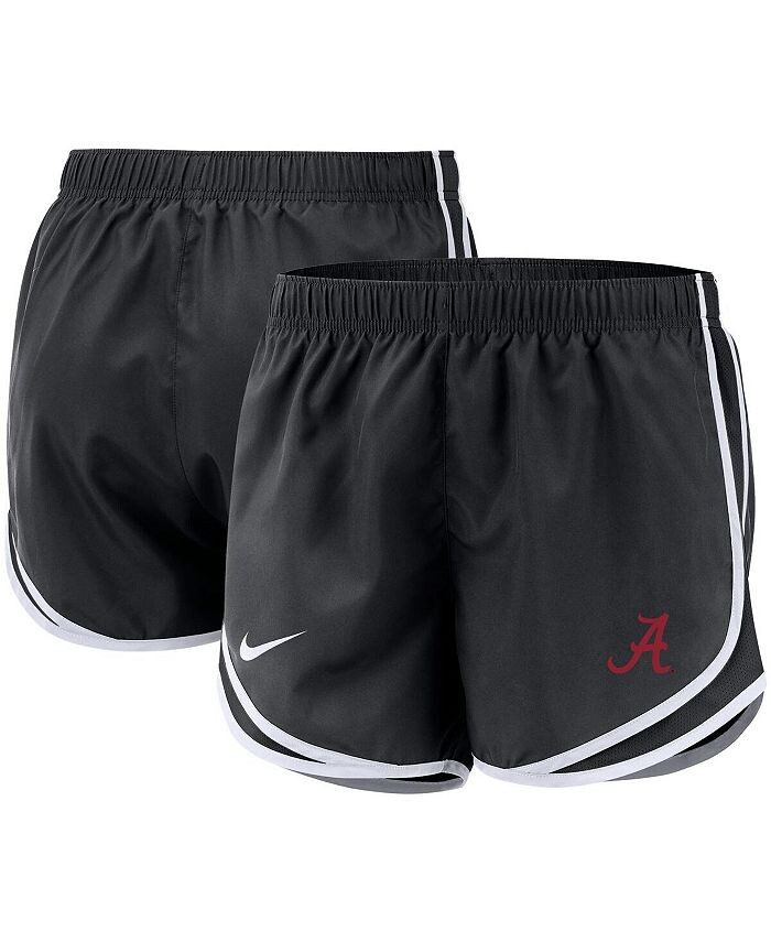 

Женские черные шорты Alabama Crimson Tide Team Tempo Performance Nike, черный