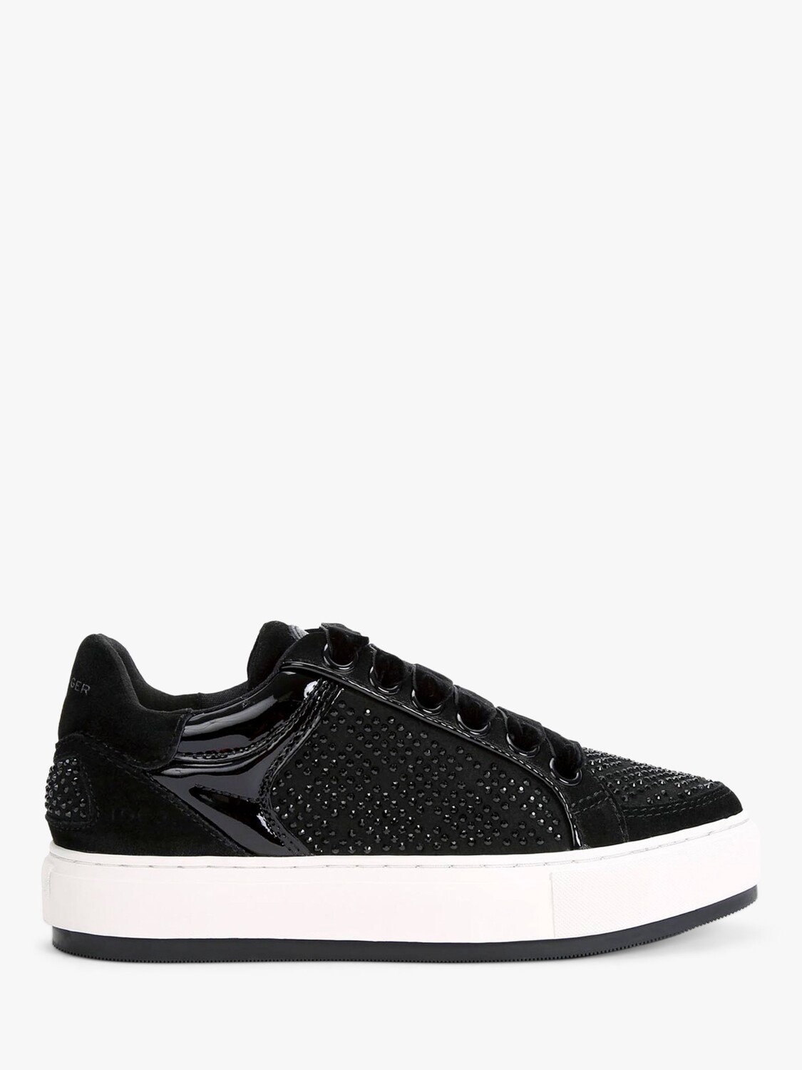 

Кожаные кроссовки Kurt Geiger London Southbank, черные, Черный